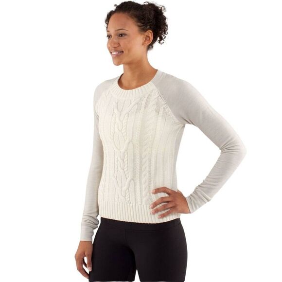 Lululemon St Moritz Cable Knit Sweater Size 2? - Picture 1 of 6